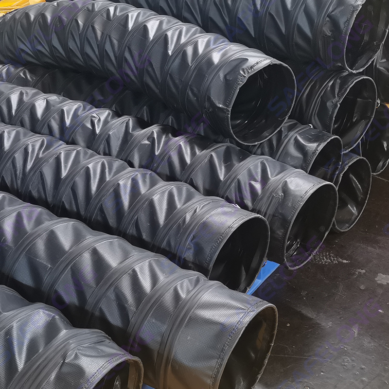 Elastyczny kanał wentylacyjny z drutem stalowym